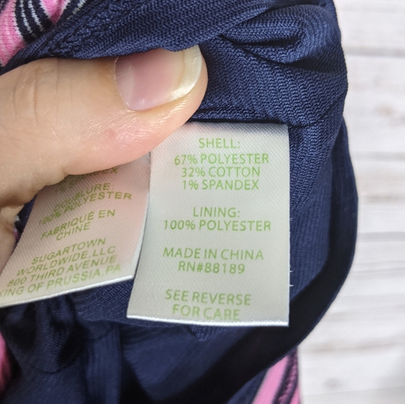 lilly pulitzer • brielle stripe fit & flare dress - Picture 8 of 9